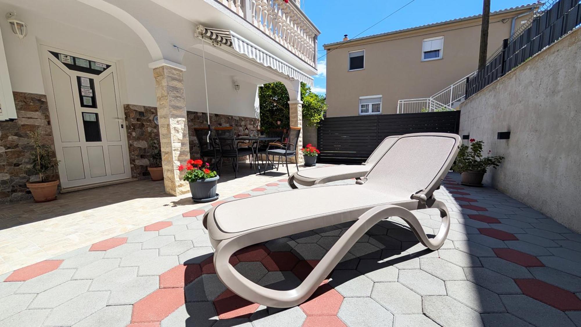 Modern 3Br Apartments In Zadar With Balcony Or Terrace, Free Parking & Ac الغرفة الصورة